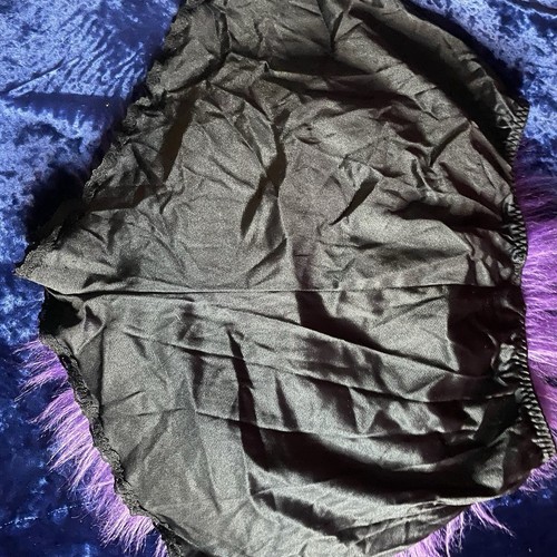 Vintage Vassarette Sleep Shorts Panties Black Nylon Boyshort Panty Size 6 - Picture 5 of 5