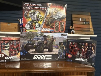 Hasbro GI Joe Classified Mixed Lot: Clutch, Slice, Dice + TF Autobot Kup