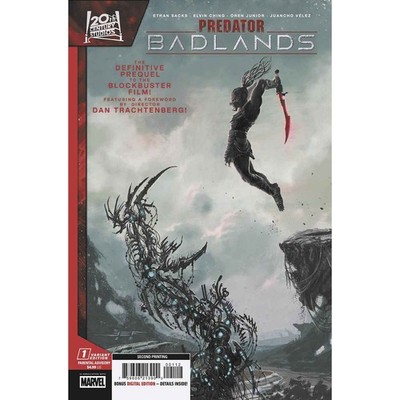 Predator Badlands #1 Second Printing Marvel Comics