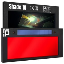 The Duke Single 1.0  Shade 11 Red Auto Darkening Welding Lens  2" x 4 1/4" x