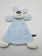 Demdaco Dog Lovey Security Blanket Plush Blue Full Body