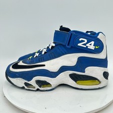 Nike Air Griffey Max 1 Men Size 8.5 354912-008 Platinum Midnight Navy Volt Shoes