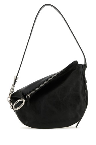 BURBERRY Knight Small Black Leather Shoulder Bag New And Authentic