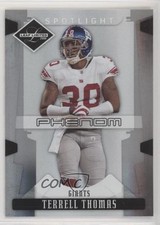2008 Leaf Limited Phenoms Spotlight Silver 36/99 Terrell Thomas #292 0o9