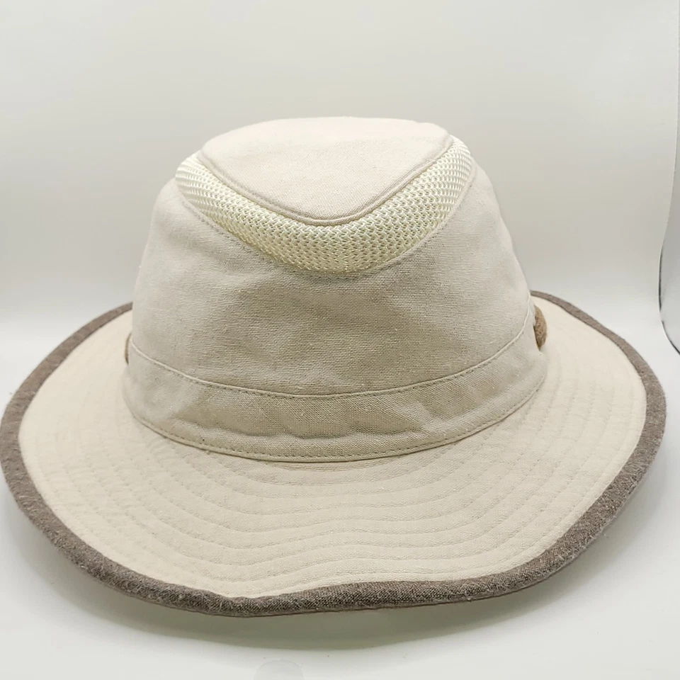 Boné balde solar repelente de água Tilley Mashup Airflo chapéu 7 1/8 areia/marrom TMH55 - Imagem 2 de 4