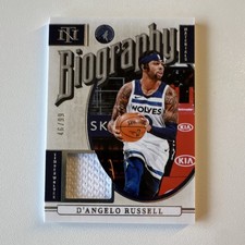 2024-25 Panini National Treasures Biography D'Angelo Russell Patch /99 BM-DRS