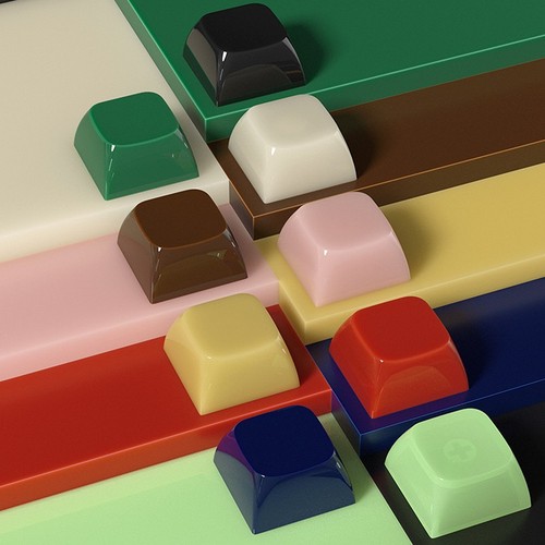 XDA Keycaps For Custom Gaming Mechanical Keyboard Imitation Jade Texture _ou - Photo 4/30