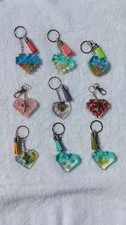 Heart Charms for purse or silver keychain Assorted Styles party favors