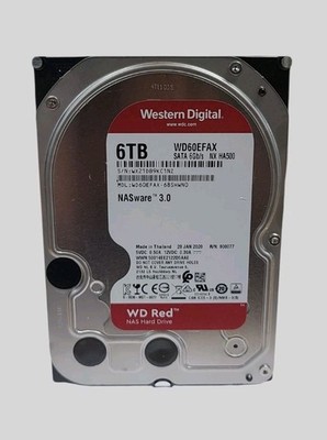 6TB Western Digital - TESTED - Red NAS Internal Hard Drive - WD60EFAX