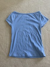 NWOT Old Navy Sky Blue Boatneck Tee