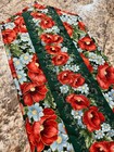 Handcrafted-Quilted Table Runner- Spring Will Come -Poppies NEW '26 Flowers!!! — photo 1