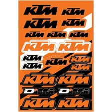 D'COR Visuals Universal KTM Cor 2 Decal Sheet - 40-30-101