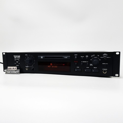 Tascam MD-350 Professional Mini Disc Player Recorder MD Deck from Japan Used