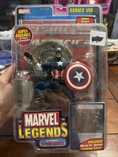 Ultimate Captain America Toy biz Marvel Legends Series 8 NIB VIII SEALED NEW 3