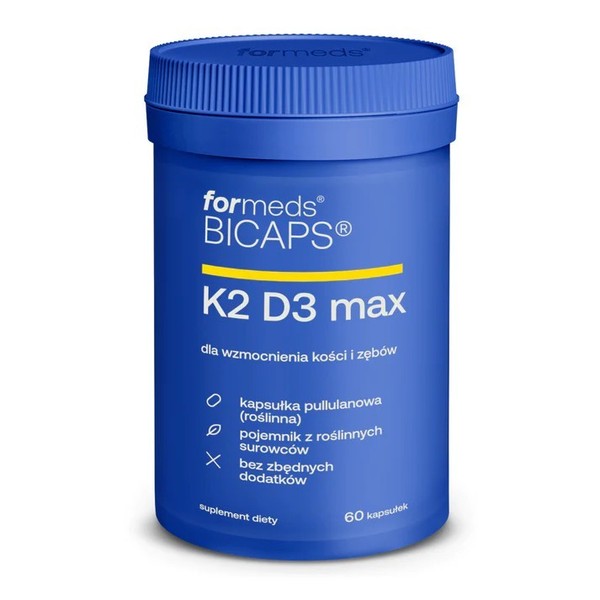 Formeds Bicaps Vitamin D3 4000 Iu + K2 Max 60 Kapseln NahrungsergäNzung-image