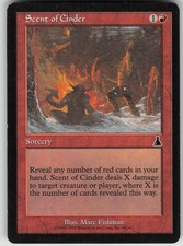 Magic the Gathering TCG Scent of Cinder C Urza's Destiny 96