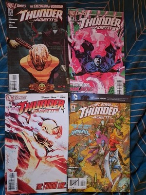 6 X Thunder Agents #1 To #5 2012 #4 2011 Dc Comics