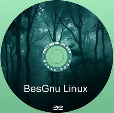 Latest New Release BesGNU Linux OS Operating System for PC on DVD