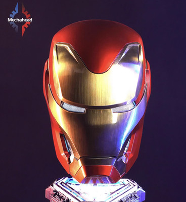 Mechahead 1:1 Iron Man MK50 Helmet Wearable Voice Control Prop