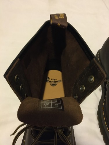 Stivali stringati Dr Martens 1460 Bex Crazy Horse in pelle 27894 da uomo taglia US 13 - Foto 10 di 12