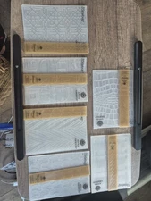 Used Anna Griffin Cricut Cuttlebug Embossing Folders LOT Of 6