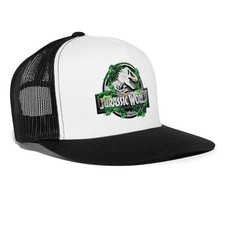 Jurassic World With T-Rex And Trees Trucker Hat