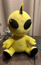 Punk Aliens Yellow Mohawk 12" Plush Stuffed Animal A & A Global Industries 2016