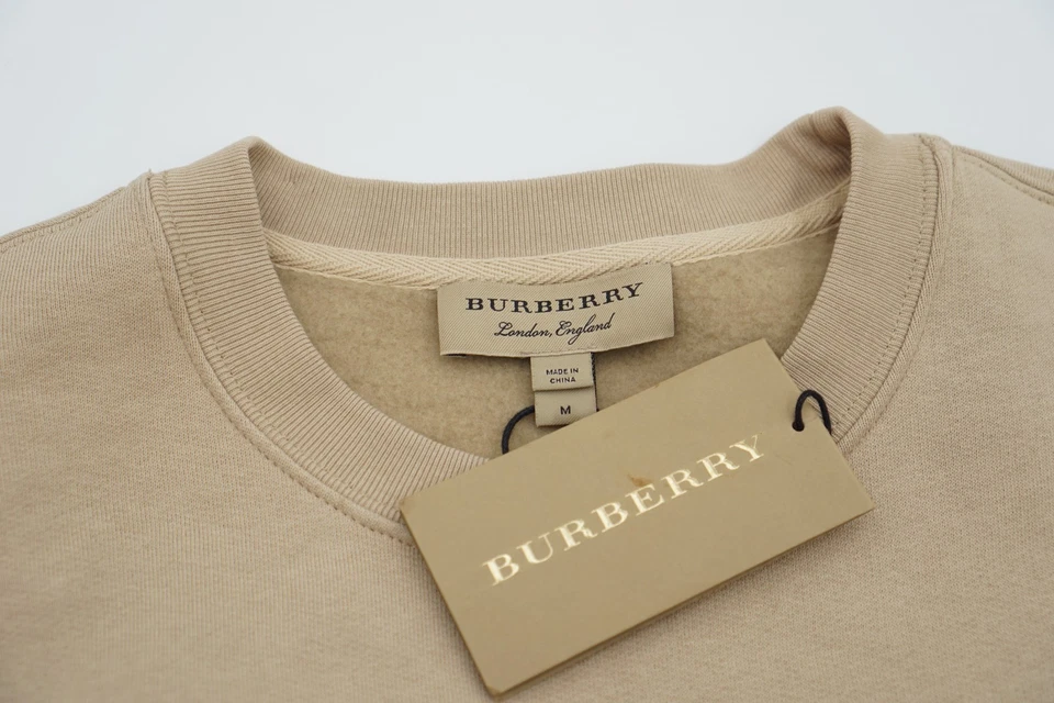 Burberry Dress Long Sleeve Beige Crew Neck Size M - Image 3 of 4