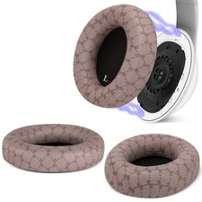 Geekria Magnetic Ear Pads Kit for Beats Studio Pro Headphones Brown 