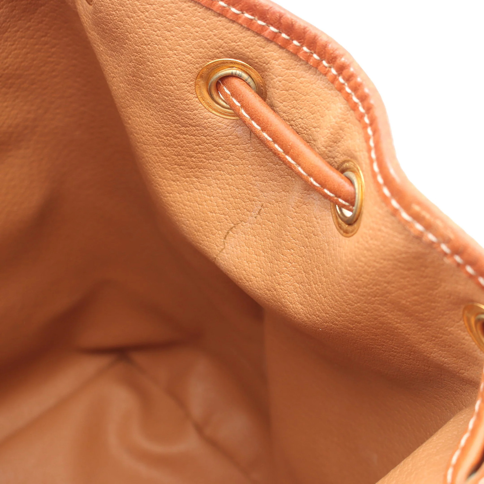 CELINE Macadam Backpack Rucksack PVC Leather Dark Brown Light Brown — image 8