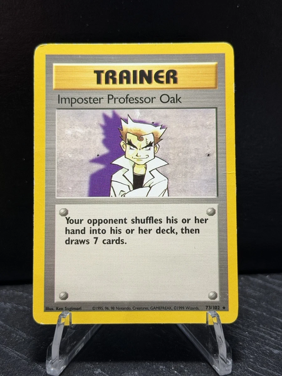 Imposter Professor Oak Pokémon TCG Cards for sale | eBay