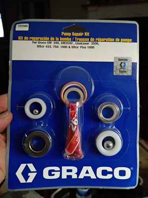 #ad Graco Pump Repair Kit Part 222588 $75.00