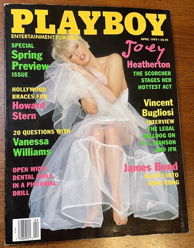 Playboy Magazine April 1997 Vintage Collectible Joey Heatherton Vanessa Williams