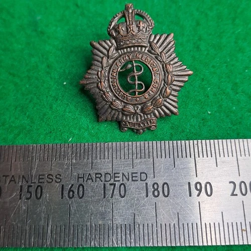 WW2 Australian Army Medical Corps Bronze Officers Collar Badge KC