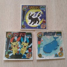 Pokemon sticker series 3 pieces set