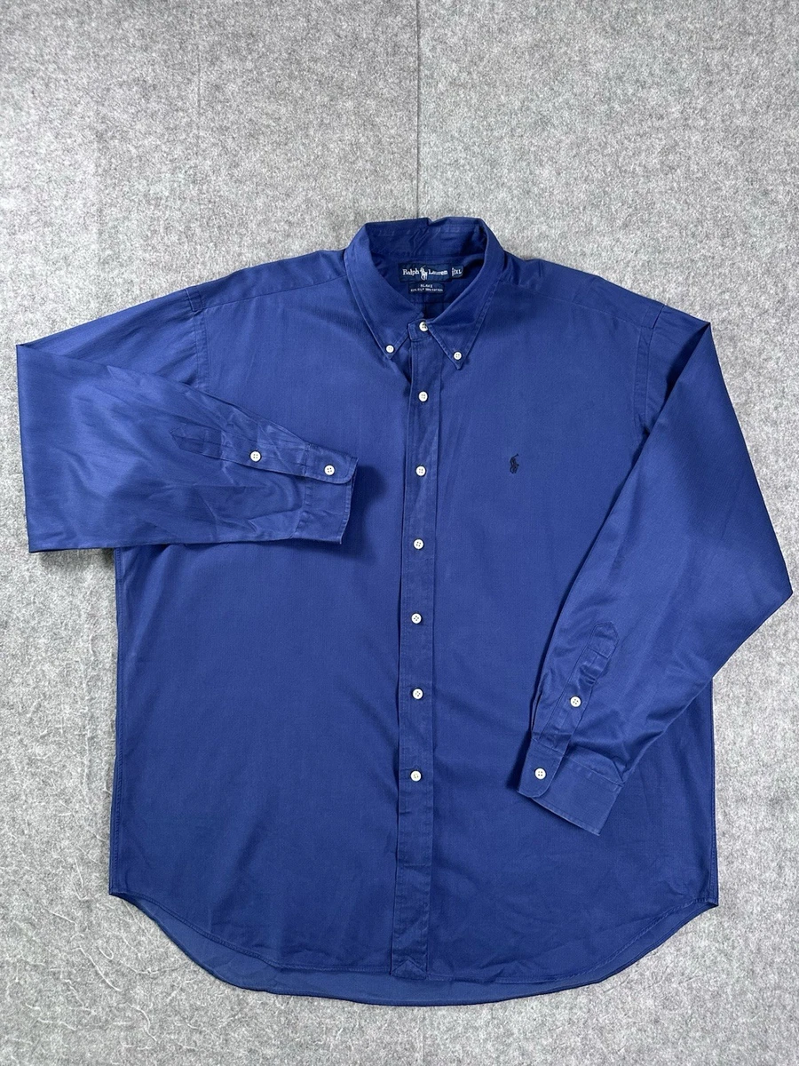 Polo Ralph Lauren Silk Long Sleeve Solid Casual Button-Down Shirts