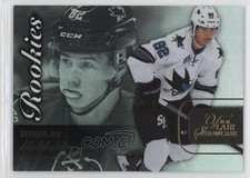 2015-16 Upper Deck Fleer Showcase Flair Row 0 Rookies Nikolay Goldobin #58 z6b