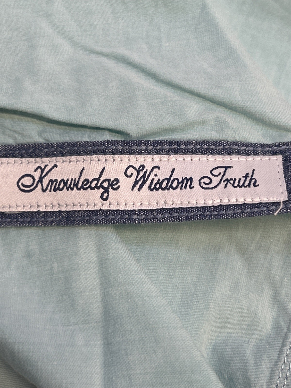 Robert Graham Button Up Blue Solid Long Sleeve Ca… - image 4