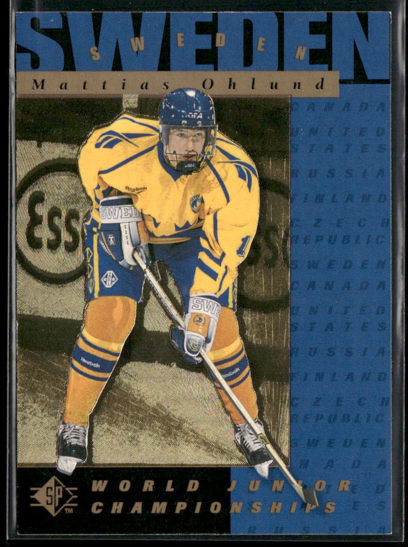 1994-95 SP Mattias Ohlund RC #172 Sweden