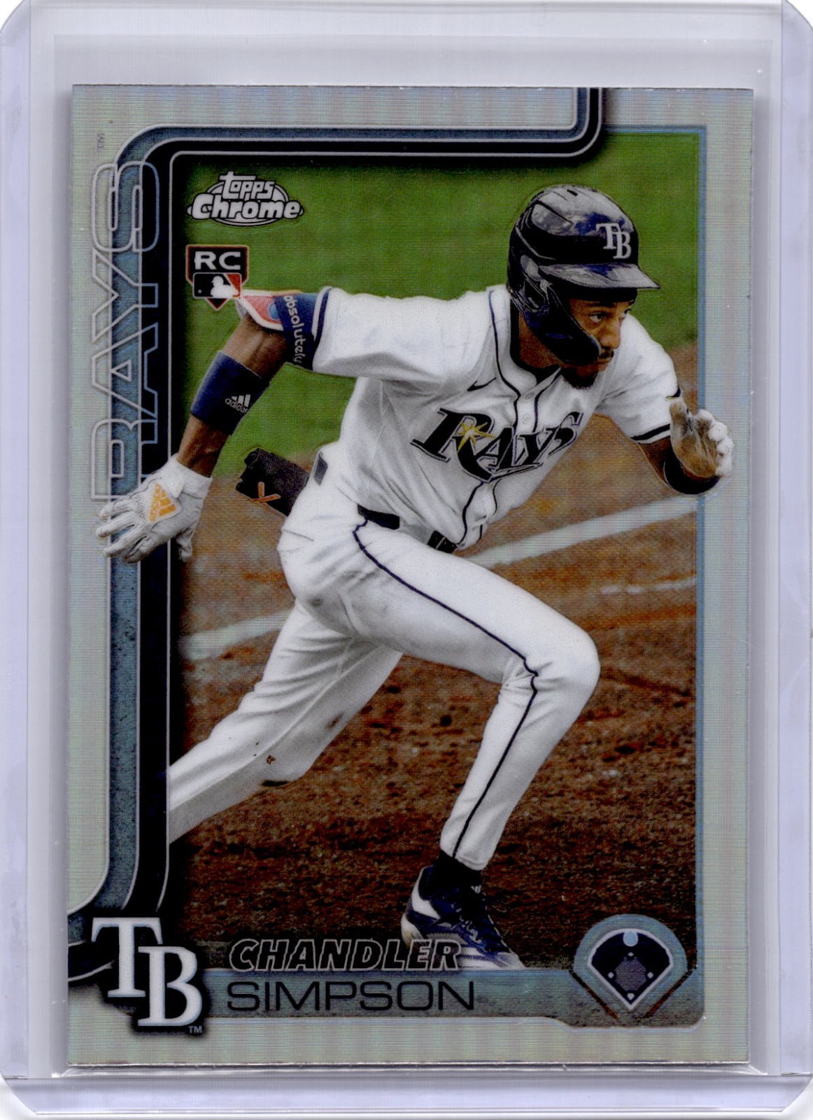 2025 Topps Chrome Update - Chandler Simpson RC #USC179 Refractor Tampa Bay Rays