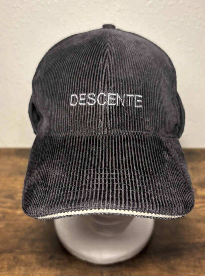 Descente Corduroy Ear Muff Hat Cap - Image 3 of 4