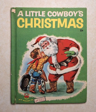 A Little Cowboy's Christmas Children's Wonder Books Marcia Martin 1951 Vintage