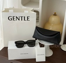 2026 GentleMonster Gent 01 Unisex Sunglasses Black Frame Black Lenses
