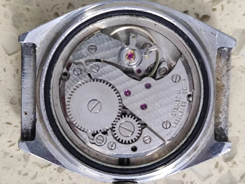 Reloj FORTIS Cal fhf 96.4 cuerda manual de trabajo 36 mm necesita servicio usado Foto 4 de 4