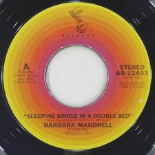 BARBARA MANDRELL Sleeping Single In A Double Bed ABC AB-12403 VG+ 45 RPM 1978 7"