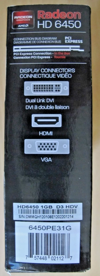 ATI Radeon HD 6450 (6450PE31G) 1GB/1GB GDDR3 SDRAM PCI Diamond Multimedia AMD - Image 2 of 4