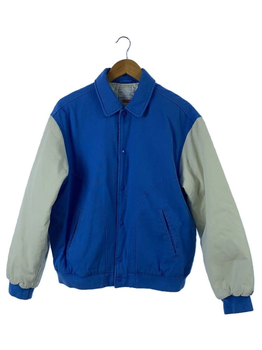 Veste Supreme Stadium 20SS sergé Varsity M coton bleu uni occasion
