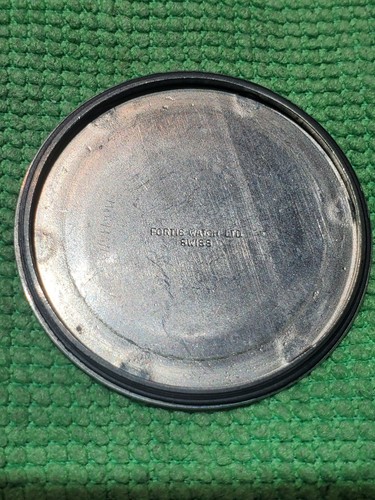 60s Fortis Easy-Math Dual Crowns Compressor Style Stainless Steel Men Watch - Picture 10 of 10