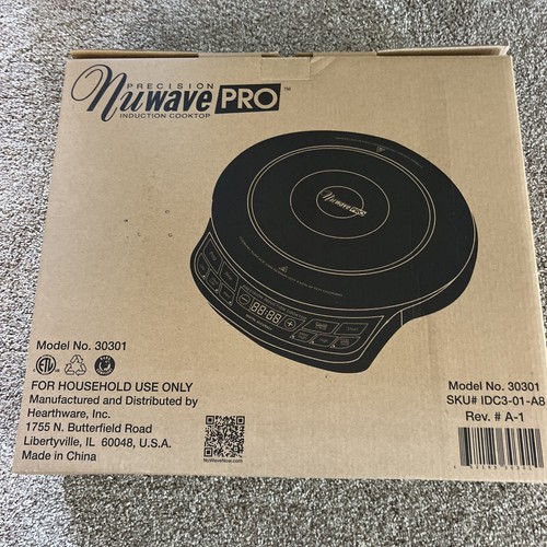 Nuwave 2 precision induction cooktop 2 piece