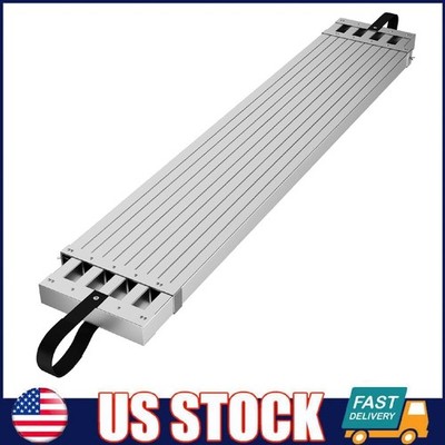 8-13 ft Telescoping Plank, Aluminum Work Plank, Extension Plank 440lbs Capacity